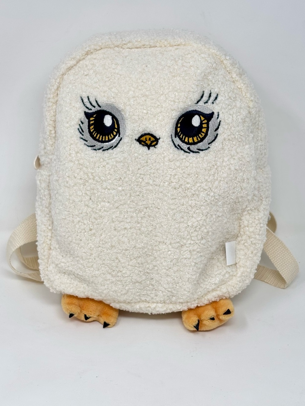 Hedwig Plush Mini Bag Small Backpack Harry Potter x H&M Cream Fluffy Owl NEW